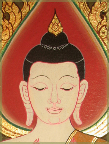 Buddha's face